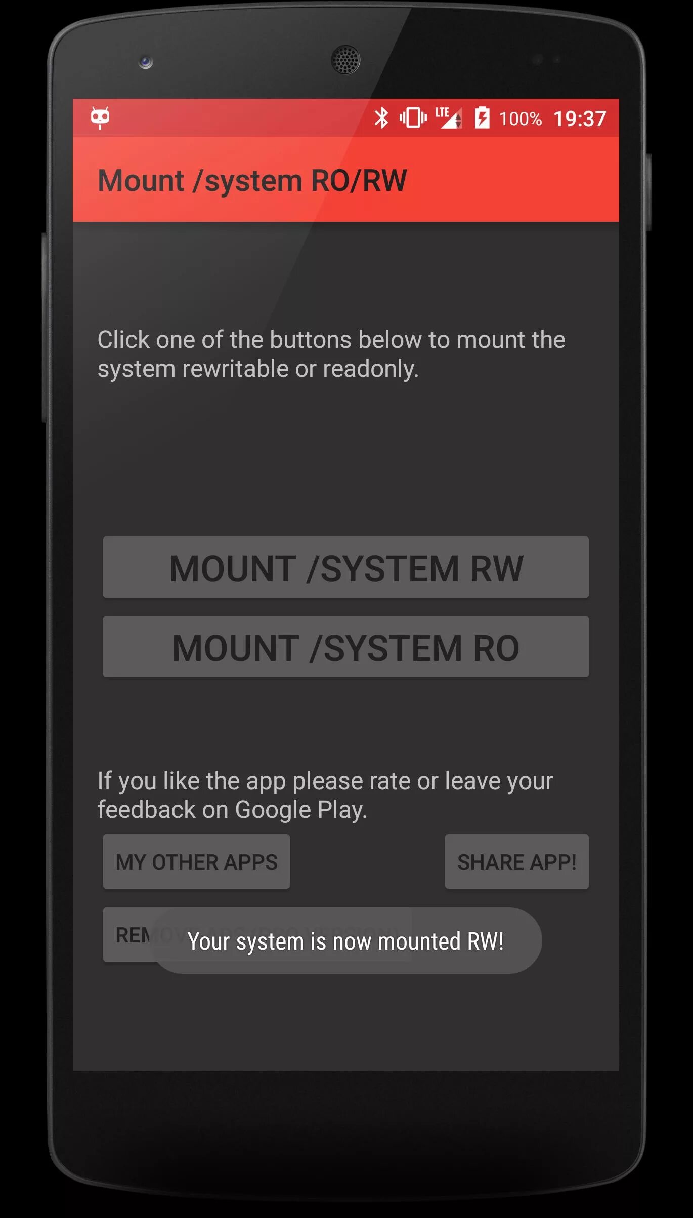 Mount system