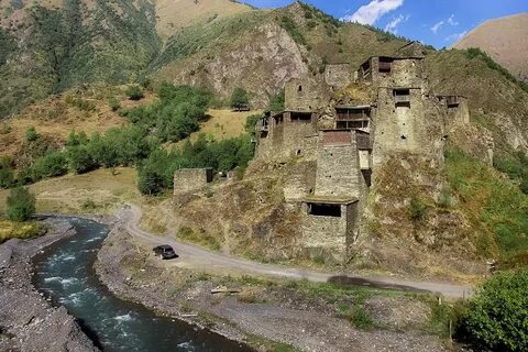 Аул в чечне