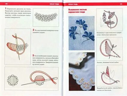 Вышивка техники книги