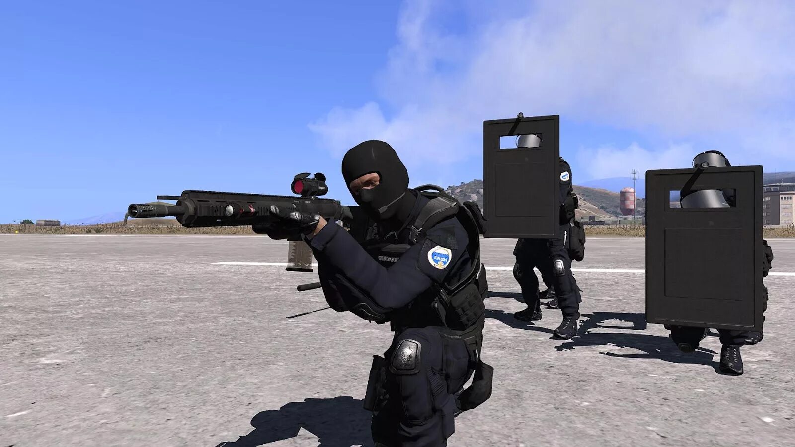 Арма 3 полиция. GIGN 2022. Моды на баллистический щит Arma 3. Модные спецназ GIGN. Арма 3 полиция РФ.