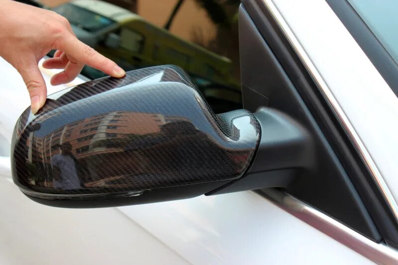 Зеркала кавер. Mirror Cover на автомобиль. Mirror for car 2 for Audi.