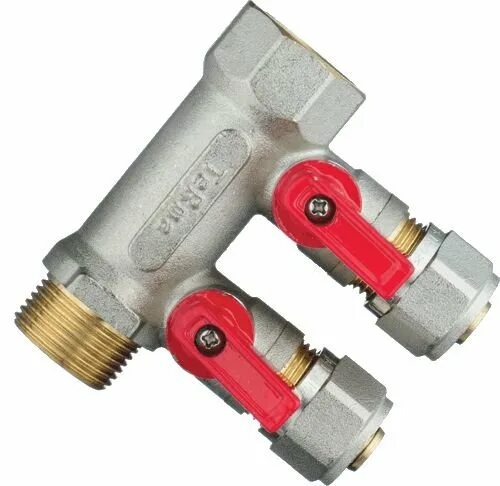 Коллектор для металлопластиковых труб с шаровыми кранами 3/4"x16. Х3/4х1/2 н vt580. Вентиль разветвитель 2 1/2 газ. Коллектор 3/4" на 2 выхода 1/2" вентиль стм профи. Кран двойной 3/4 шаровой.