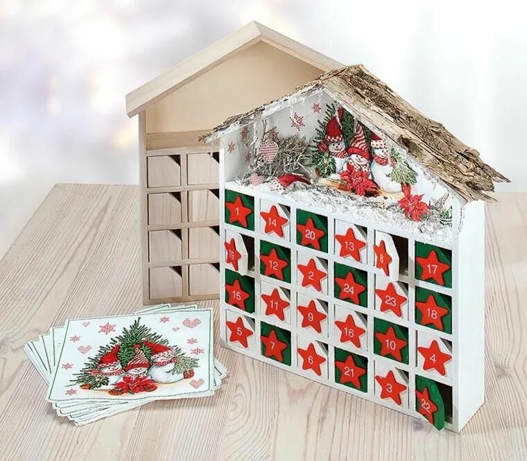 Как сделать из коробок адвент календарь. Adventskalender, «календарь адвента». adventskalender в германии. адвент поделку. adventskalender своими руками.