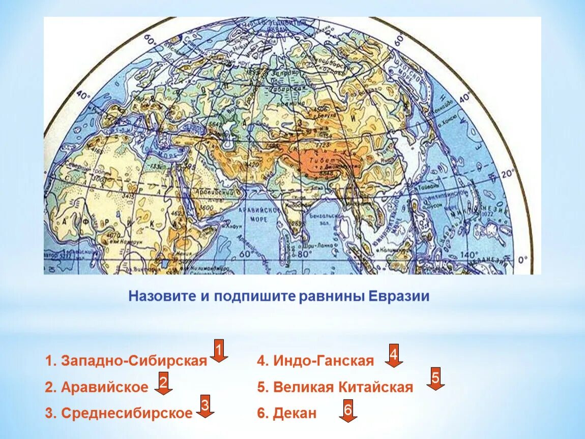 Перечислите равнины евразии. Равнины Евразии 7 класс география. Низменности Евразии 7 класс география. Карты Евразии с низменностью и горами. Равнины Евразии на карте.