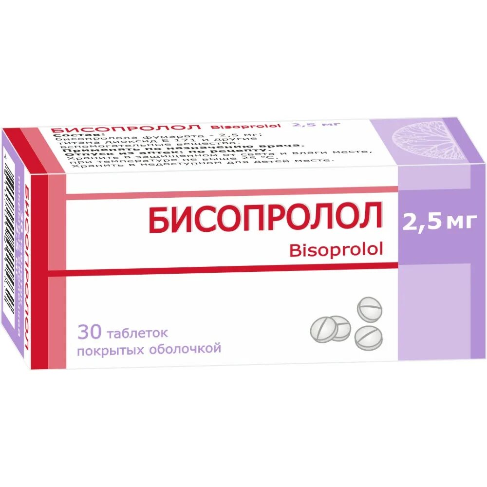 Бисопролол для мужчин