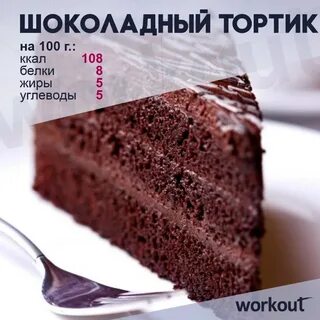 Торт калорийность