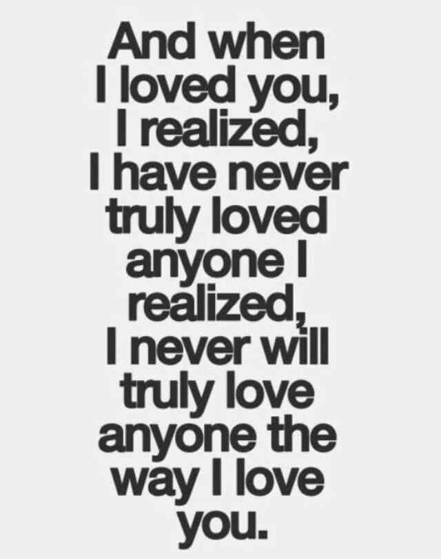 Never love you way. Never love you way