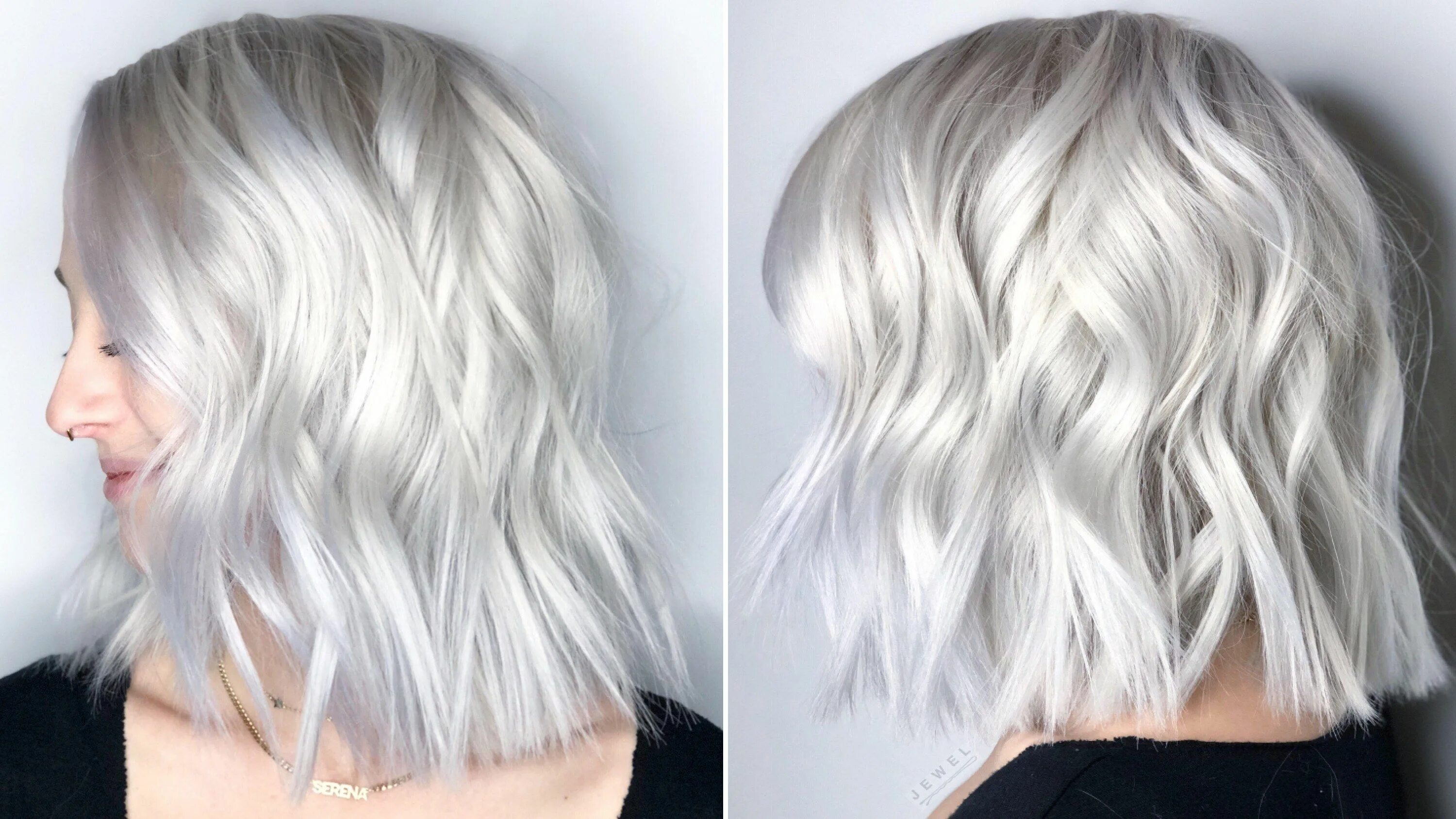 Level 10 ash Bright blonde hair, Hair color highlights, Trendy hair color