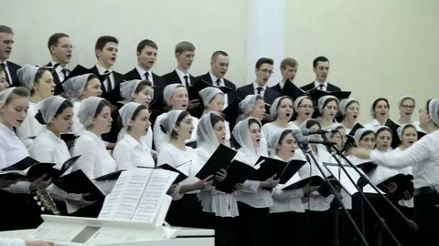 Хоровая христианская песня христианская