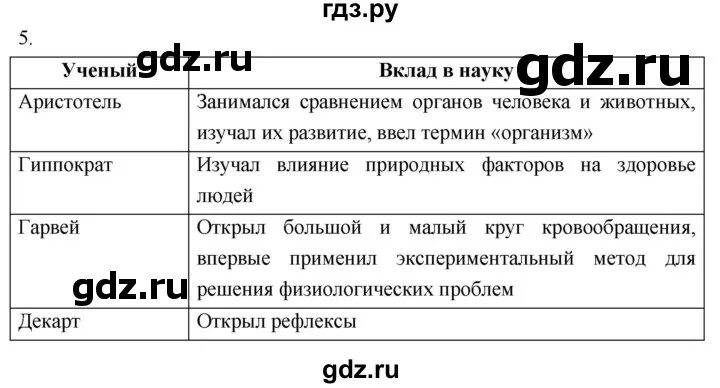 Глава 11 биология 8 класс