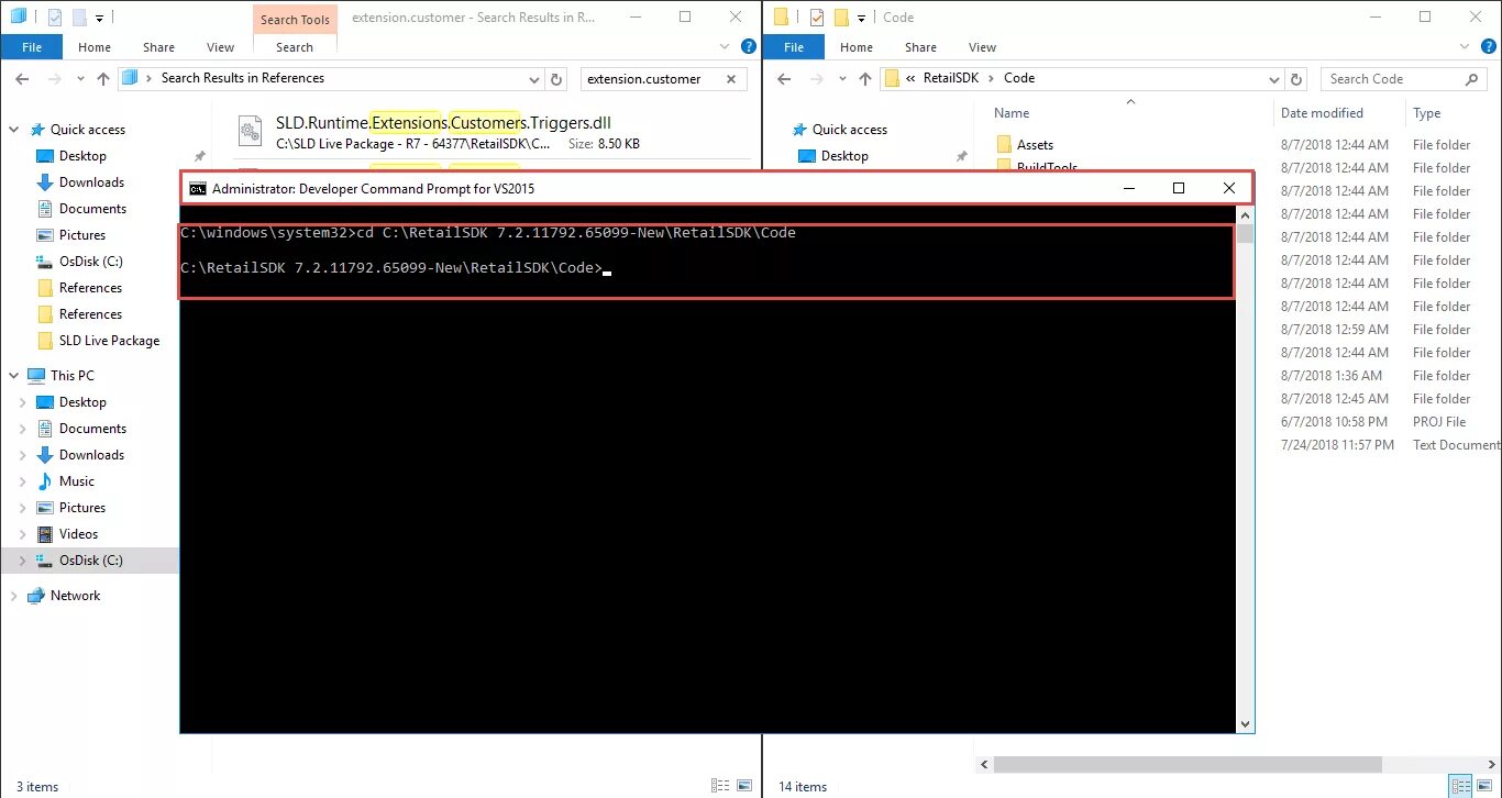 Developer Command prompt. Открыть программу с в developer Command prompt. MSBUILD.