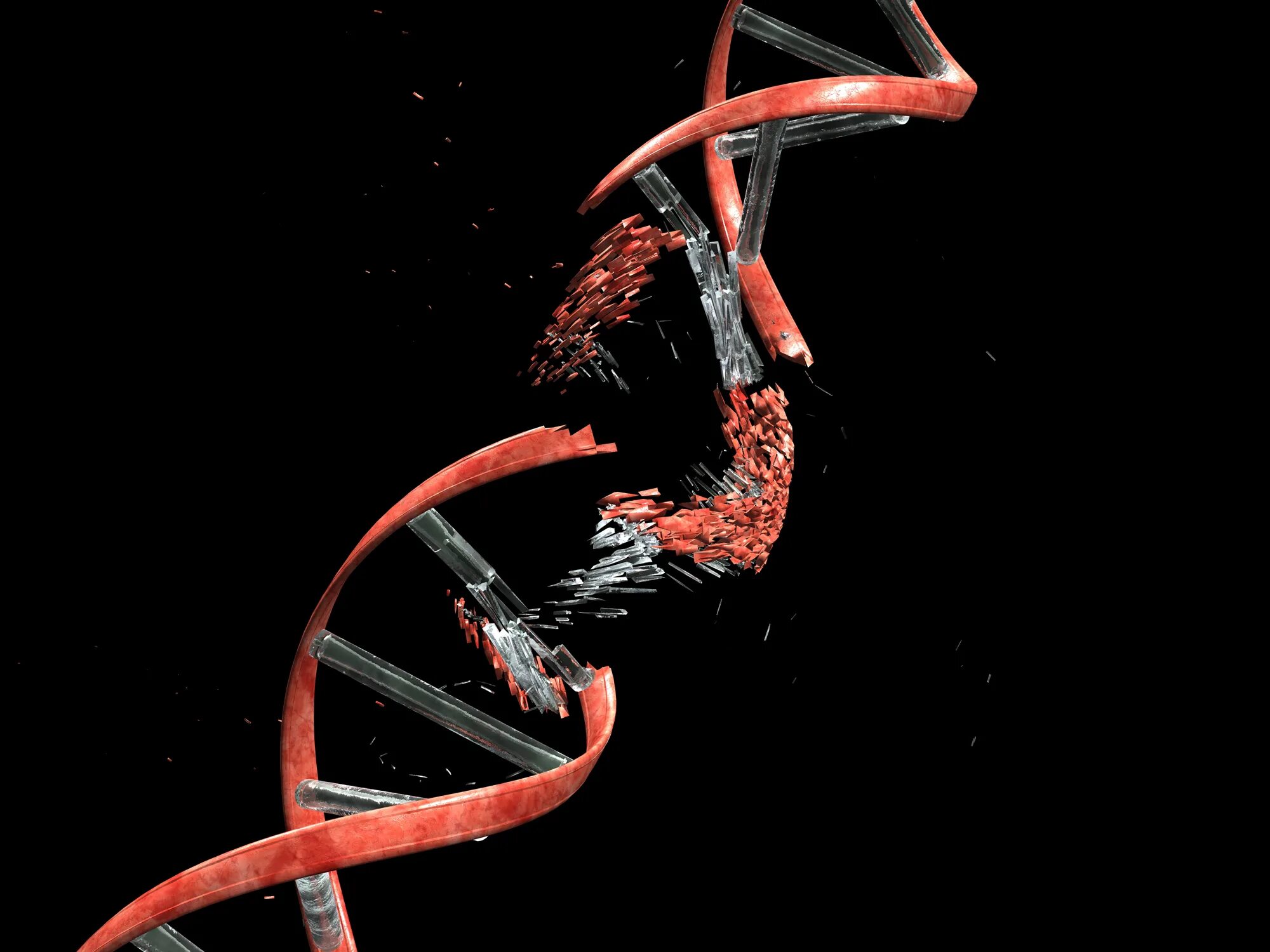 Повреждение ДНК. Поврежденная ДНК. Разрушенная ДНК. Мутация ДНК.