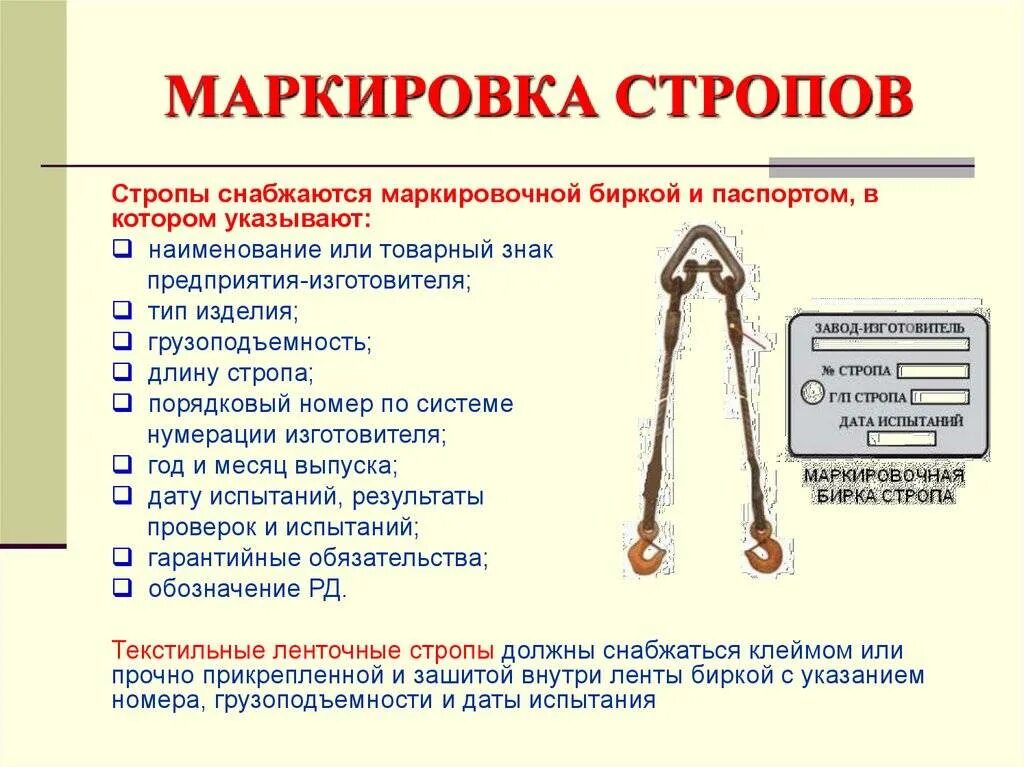 Испытания грузоподъемных устройств