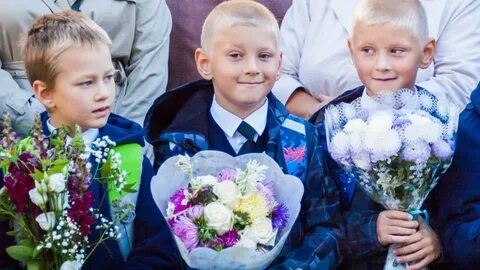 В колледж на 1 сентября дарят цветы