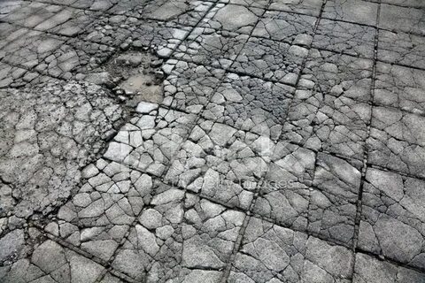 Скол тротуарной плитки