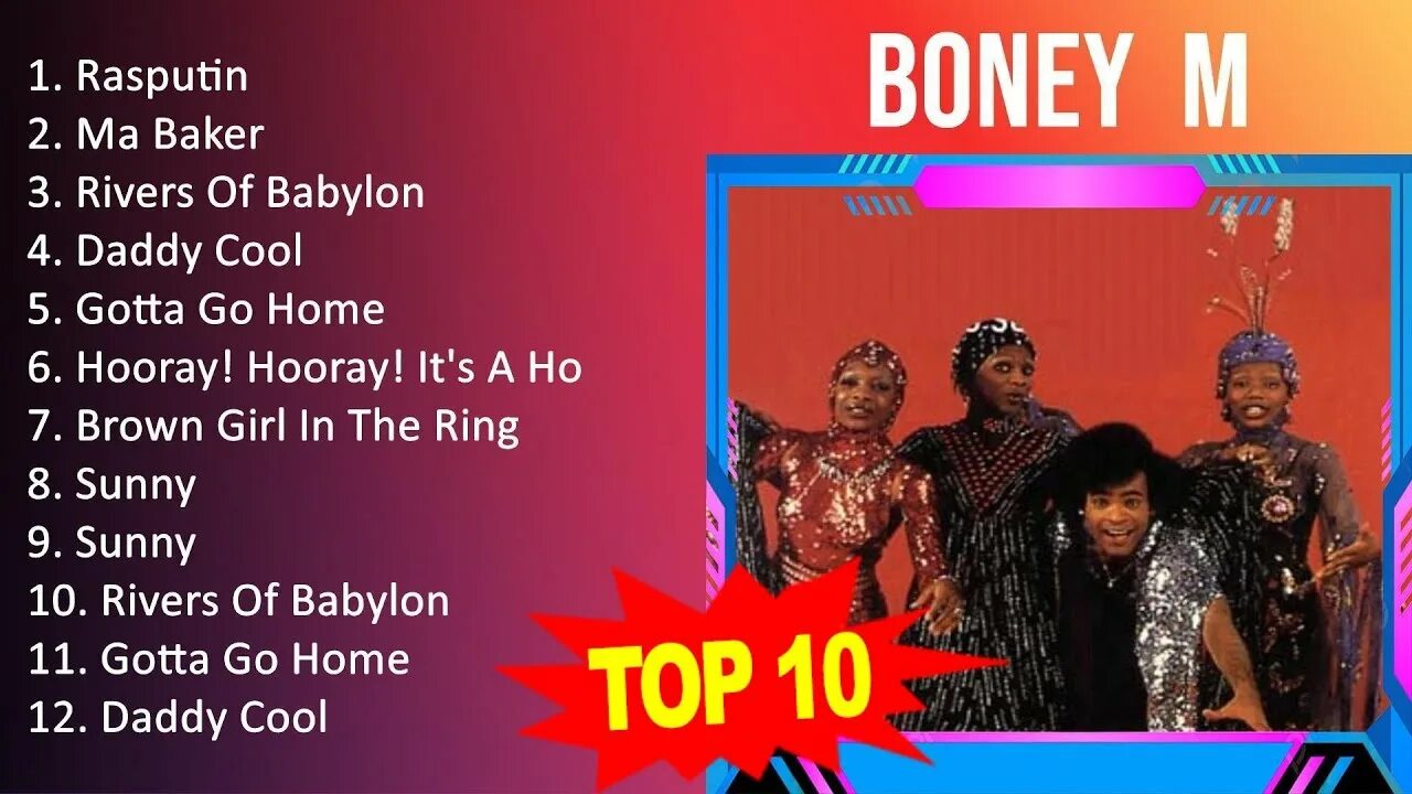 Текст песни бони м. Boney m 2023. Бони м Распутин. Boney m. - Daddy cool обложка. Boney m Babylon.