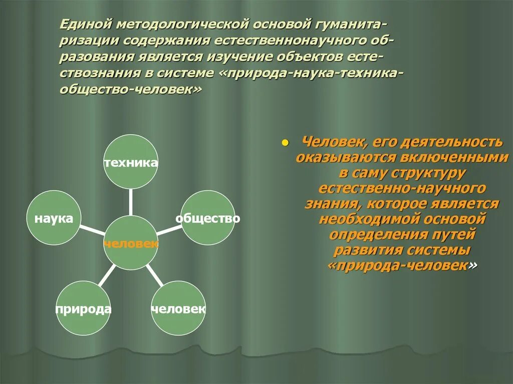 Методологические основы предмета естес. Взаимосвязь техники с природой обществом и человеком. Структура преподавания естествознания. Структура в природе. Природа это подсистема общества