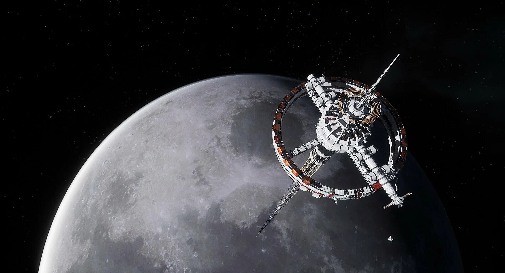Moon сборки. Deliver us the Moon Pearson станция. Космический лифт. Орбитальный лифт. Космический лифт на Луне.