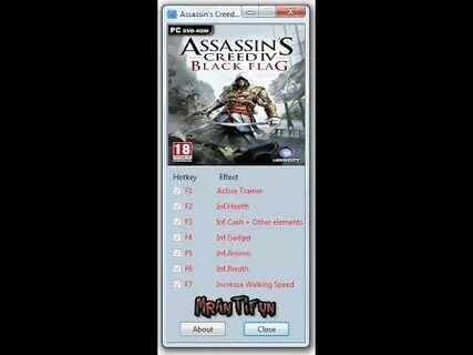 Assassins creed black трейнер