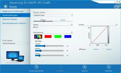 Color setup