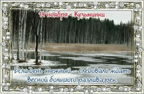 14 ноября кузьминки