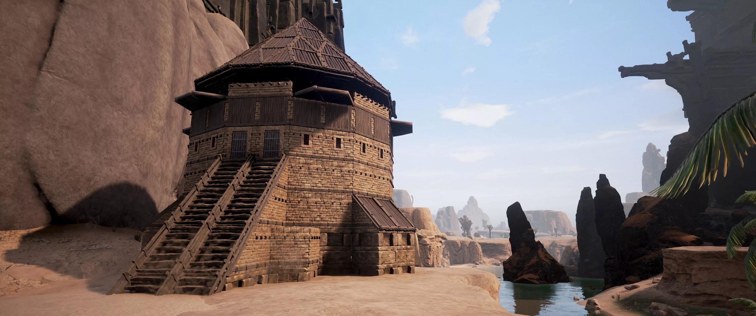 Conan exiles стены