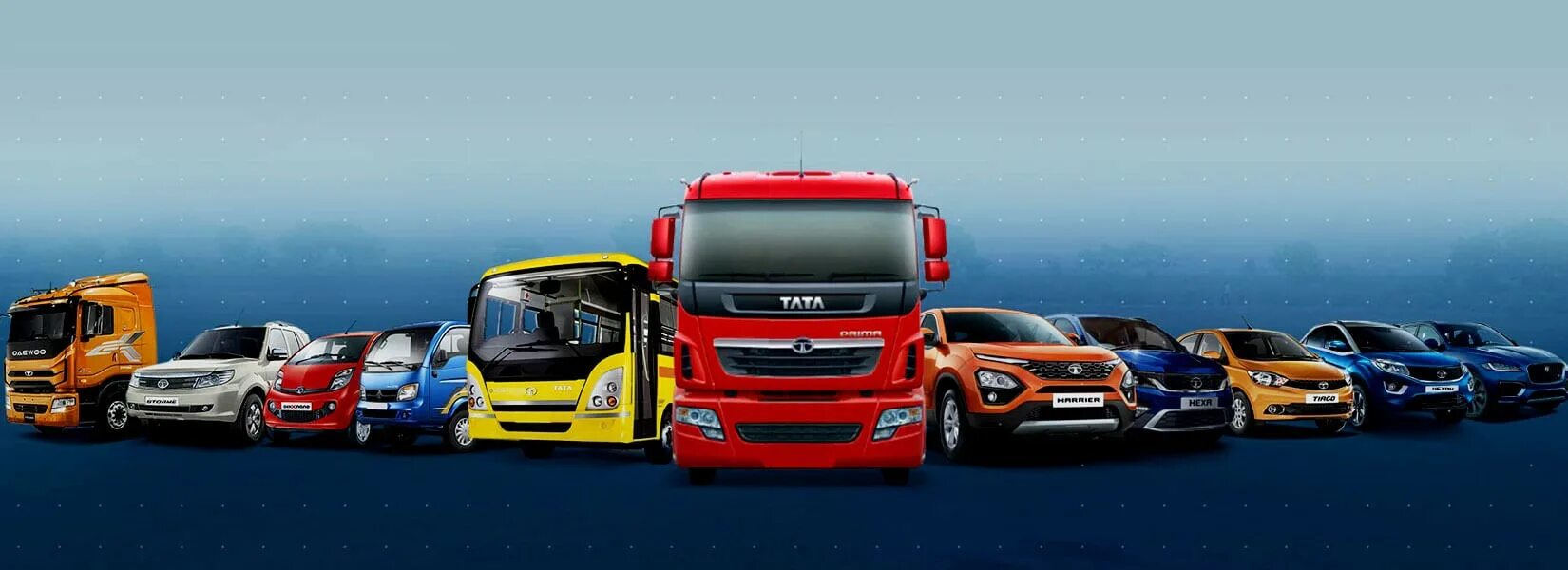 Машины в ряд. Легковые и грузовые автомобили. Vehicle group. Cvgi. Tata motors limited.