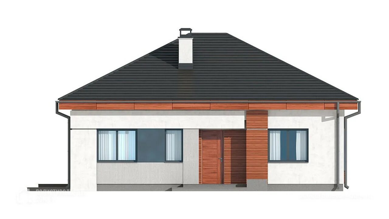 Готовый проект дома Z55 с ценой, реализация и интерьер 1house.by