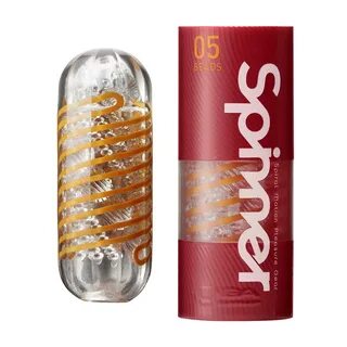 Tenga Spinner Masturbator 05 Beads - мастурбатор с вращением, 13х4.5 см (пр...