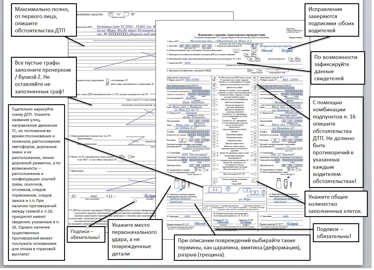 Пример схемы европротокола при ДТП. Извещение о дорожно-транспортном происшествии европротокол. Правильность заполнения извещения о ДТП европротокола. Извещение о ДТП европротокол 2021.