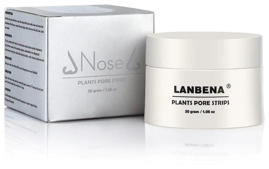 Маска Ланбена белая. LANBENA nose Plants Pore strips.. Маска от черных точек LANBENA. Белая маска от черных точек LANBENA Plants Pore strips 30g. Lanbena plants pore strips