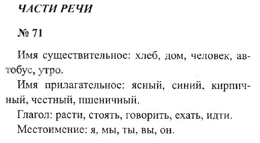 Русский язык 3 класс стр 71. Русский язык 2 класс станица 71. Русский язык 3 класс страница 71 упражнение 2.