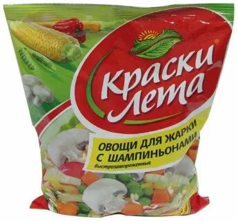 Замороженные овощи с шампиньонами