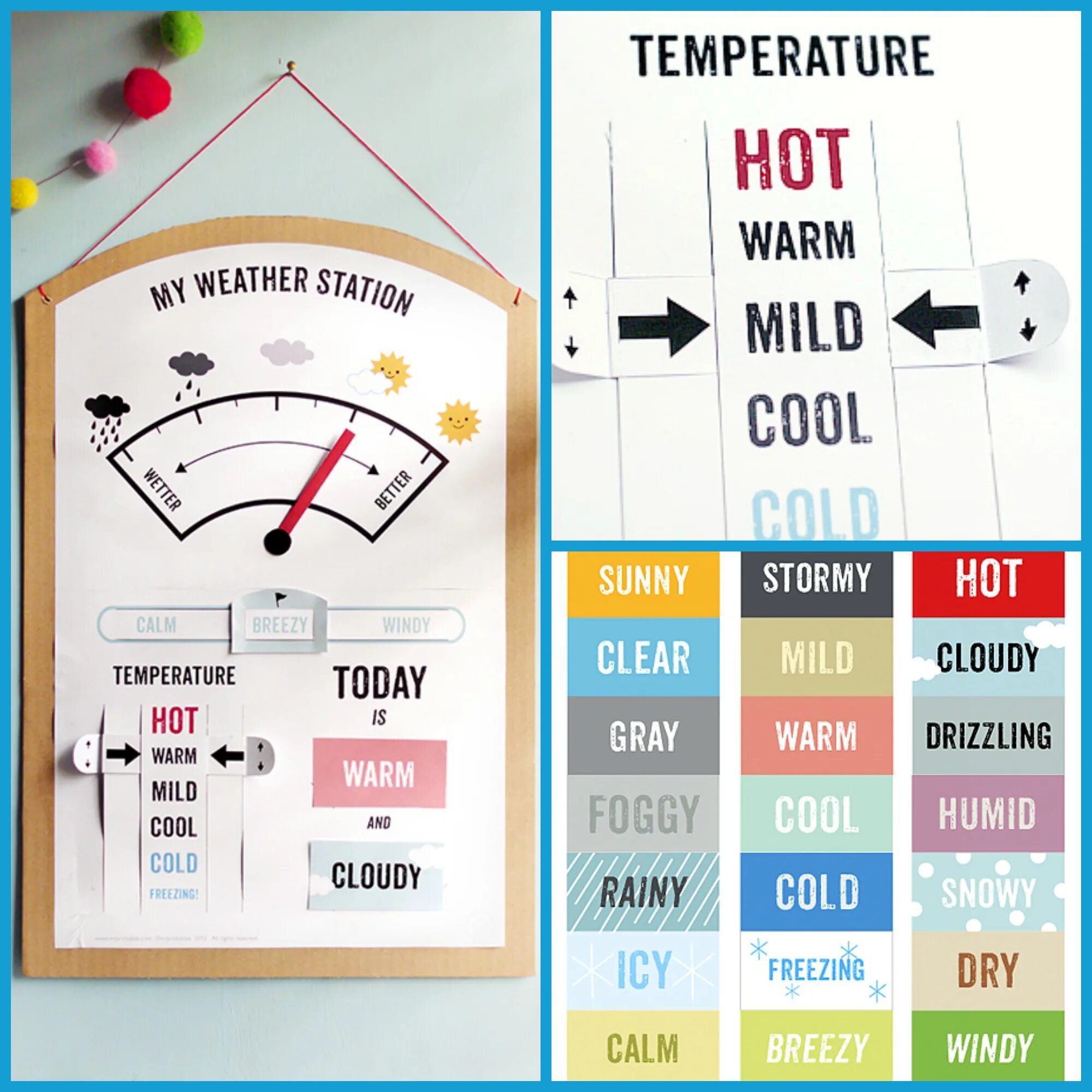 Warm mild. My weather Station плакат. Weather Station for Kids. Английский язык weather Station. Weather Station for preschoolers.