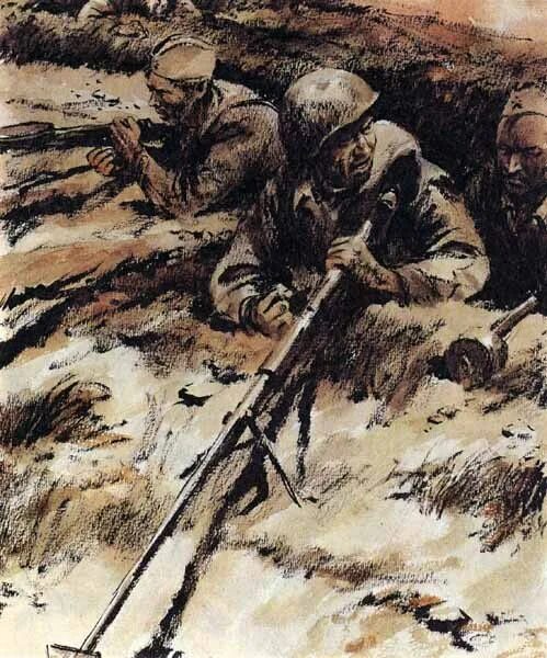 Солдаты их было трое. Иллюстрации к они сражались за родину Шолохова. Иллюстрации к м. Шолохова они сражались за родину. Они сражались за родину Шолохова.