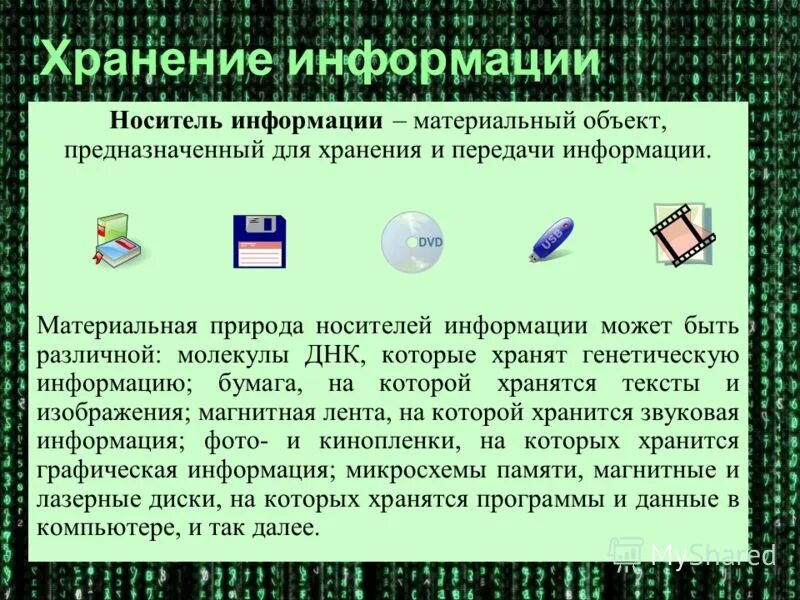 Носители информации. Материальные носители информации. Хранение информации носители информации. Материальные носители информации Римеры. Материальная информация пример