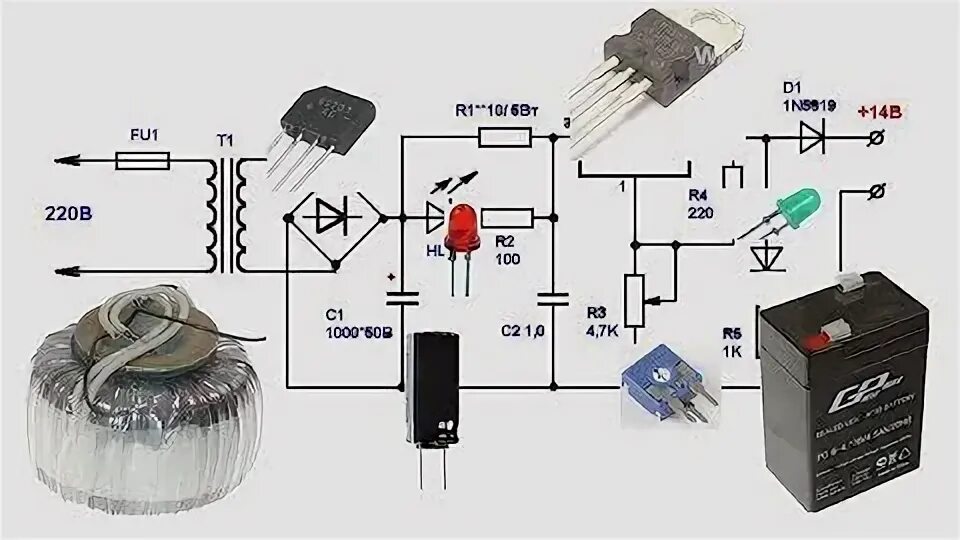 Простое зарядное руками. Схема зарядки АКБ 12в. Как сделать зарядное устройство для аккумулятора 12в своими. Зарядное устройство 6-12 вольт для аккумулятора своими руками. Простое зарядное устройство для АКБ автомобиля.