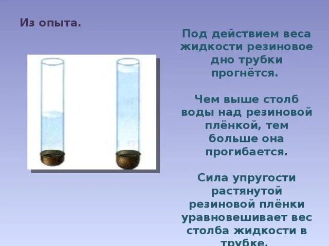 Расположите стеклянную трубку с водой. Давление жидкости 7 класс. Давление в жидкости опыты. Давление в жидкости и газе опыты. Давление жидкости 7 класс физика.