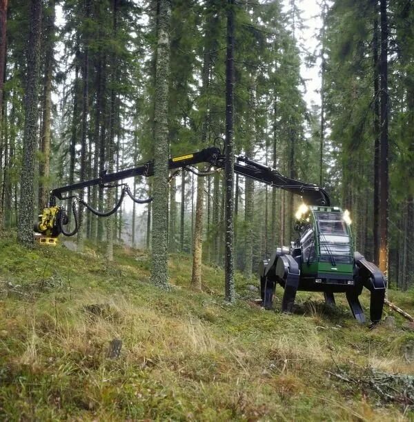 Понсе подборщик леса. Шагающий харвестер john deere. Харвестер и форвардер. Харвестер logset 12h gte-hybrid. Заготовка харвестером.