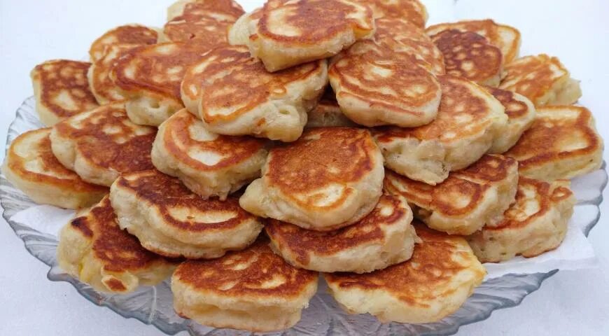 Постные оладья на дрожжах рецепт