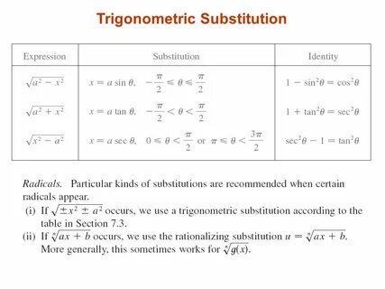 Substitution