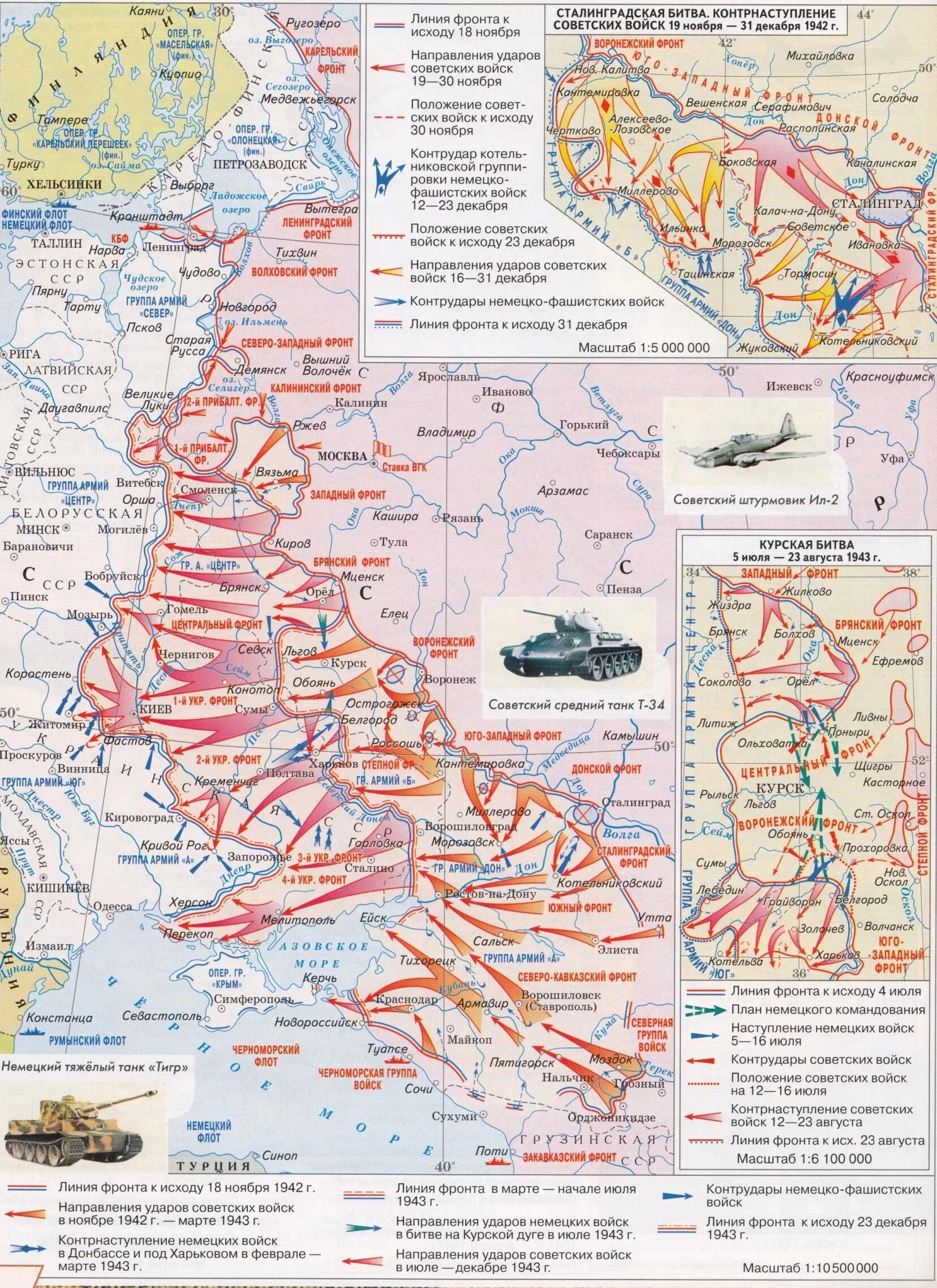 Второй период ВОВ коренной перелом ноябрь 1942-1943 г. Коренной перелом в Великой Отечественной войне карта. Коренной перелом во второй мировой войне карта.