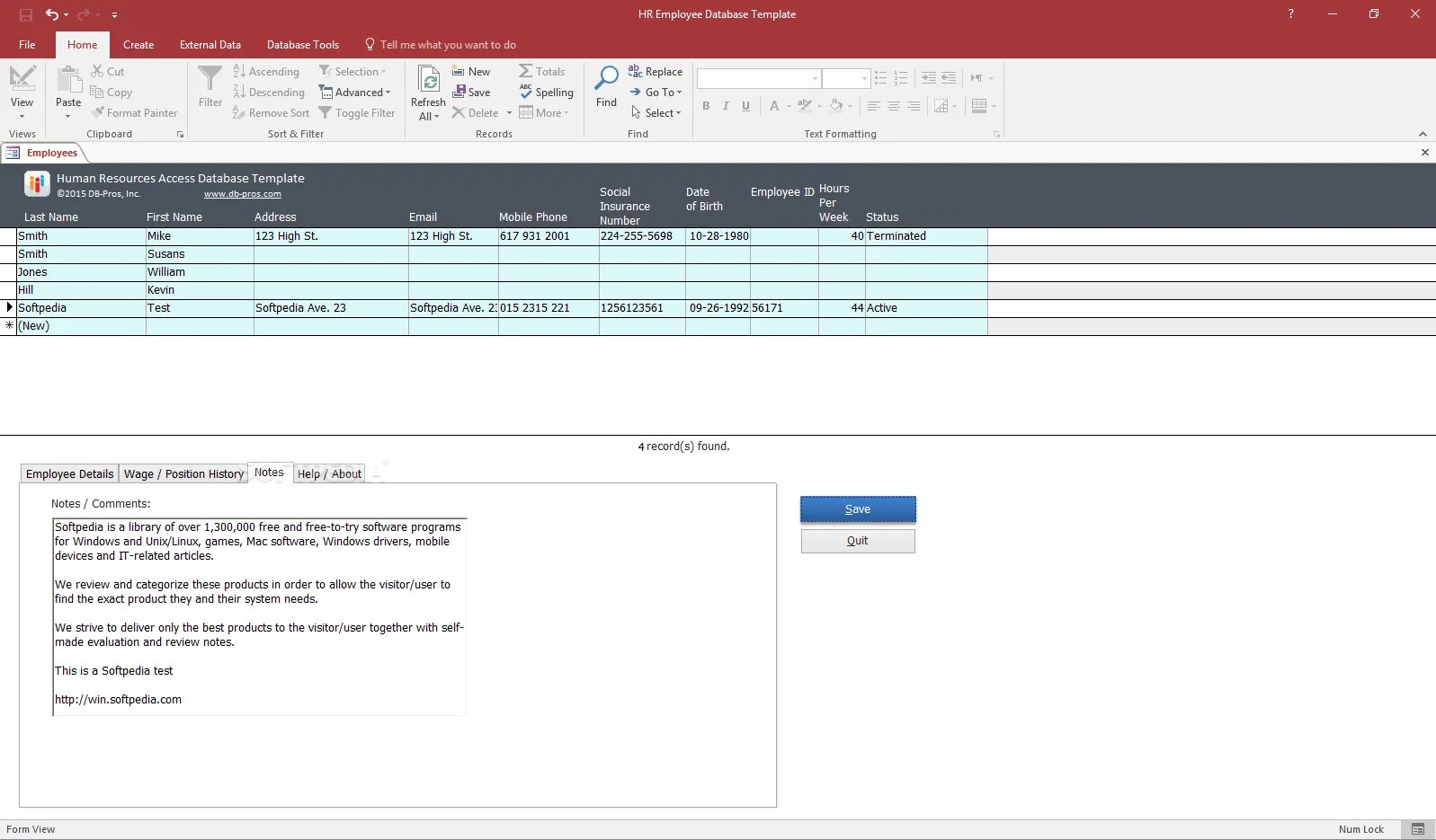 Phonetax. Database template. Database template. Бесплатное ms access database. Журнал в аксесс.