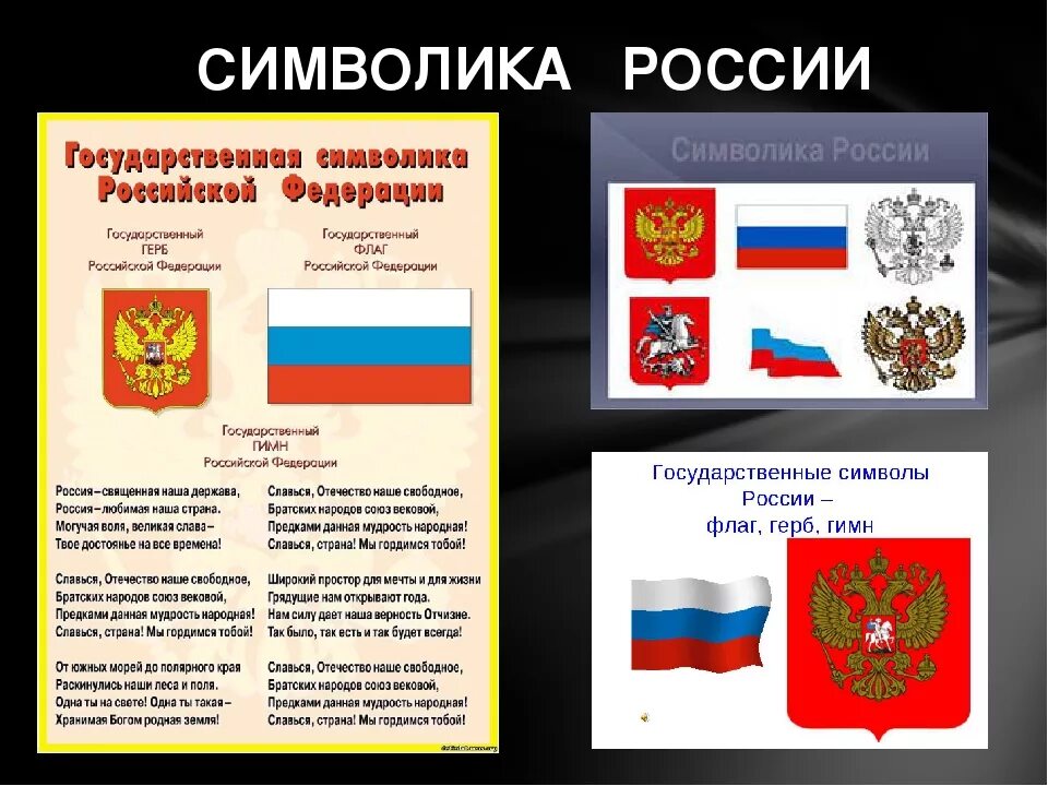 Символами рф являются. Описание символов РФ. Символы России. Атрибуты России. Символы России описание.