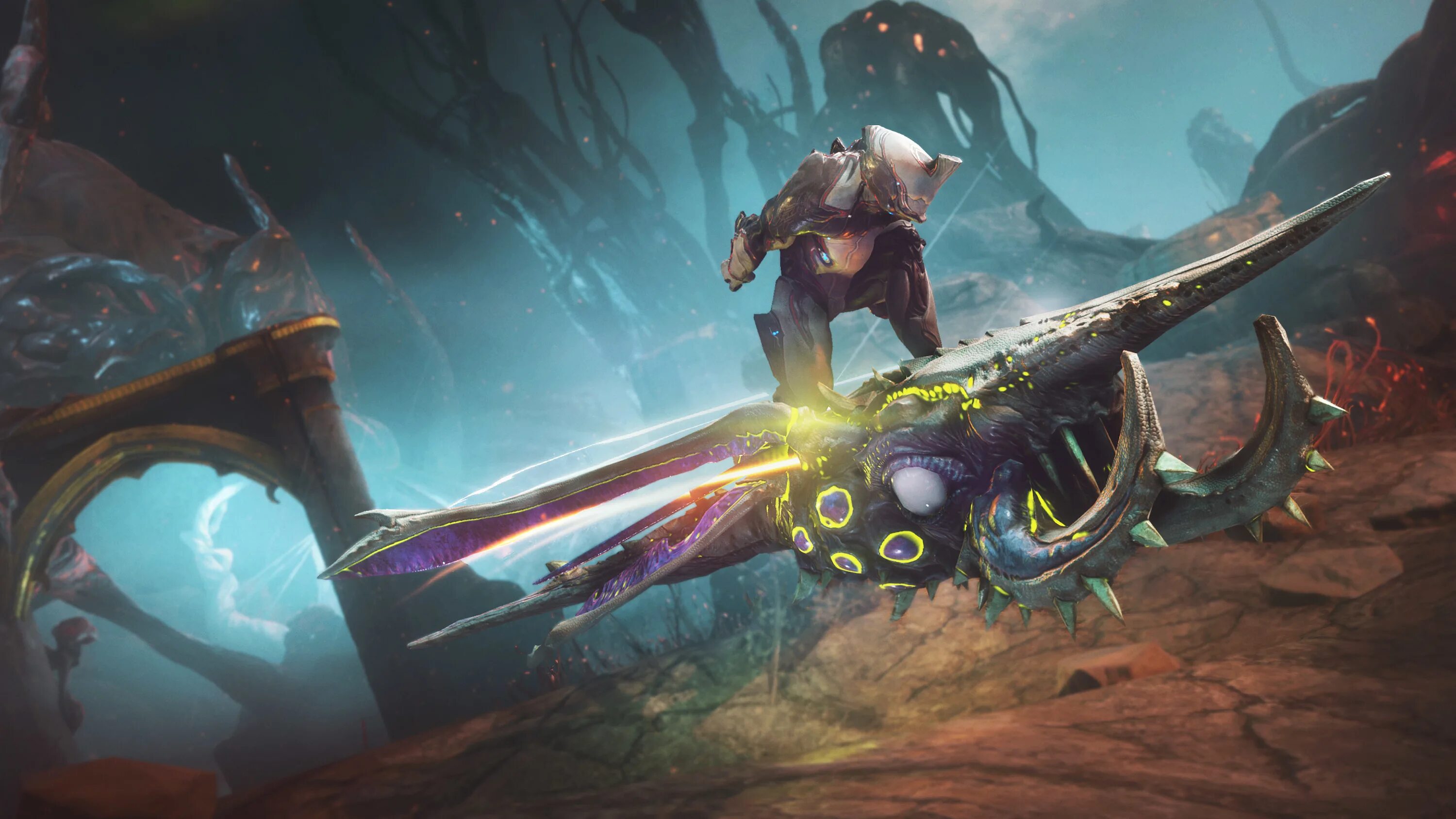 Warframe heart of deimos. Велоципод варфрейм. Дуроид warframe где ловить. Warframe лиловый велоципод. Велоципод варфрейм.