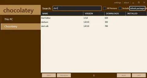 Chocolatey org