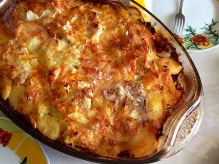 Картошка с мясом слоями рецепт