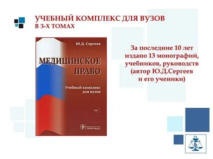 Медицинское право учебные пособия