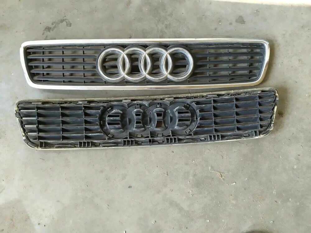 5 решетка. Решетка правая audi a4 b5. audi a4 b4 решетка радиатора.