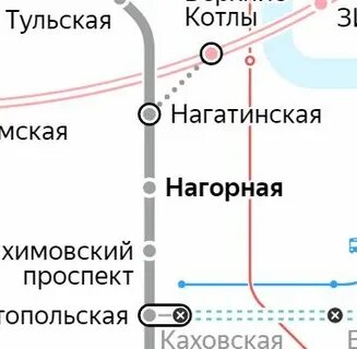 Метро нагорная автобусы